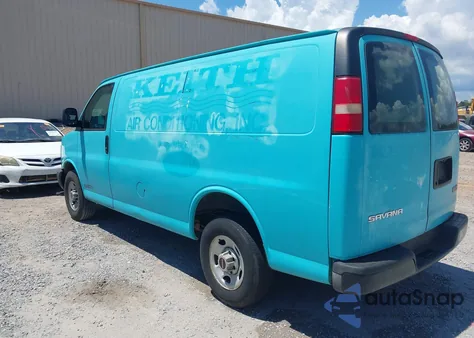 2009 GMC Savana 2500 Work Van z USA, uszkodzony, nr VIN 1GTGG25K491124702